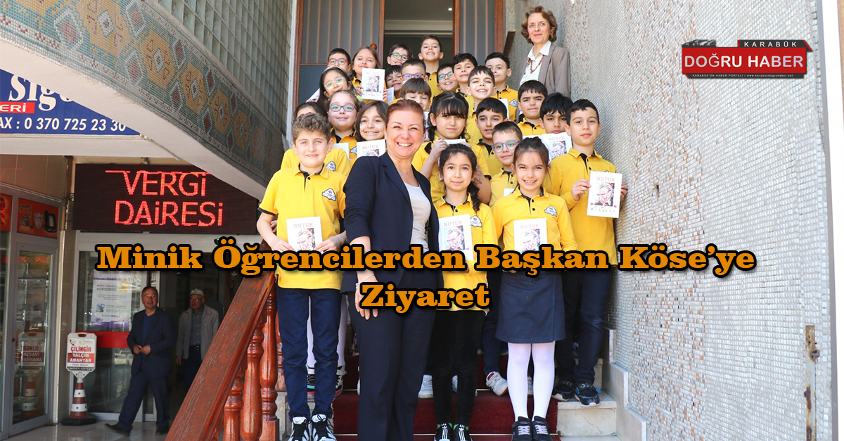 Minik Öğrencilerden Başkan Köse’ye Ziyaret