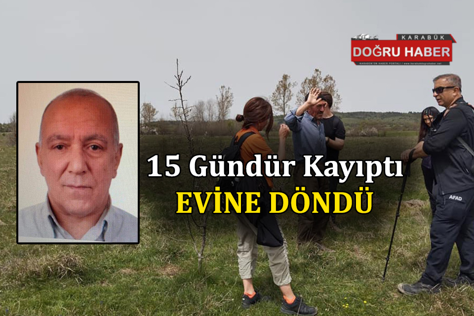 Kayıp Vatandaş Evine Döndü