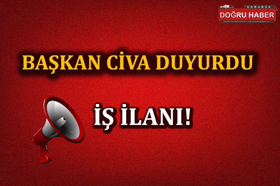 Serkan Civa İşçi Alımını Duyurdu