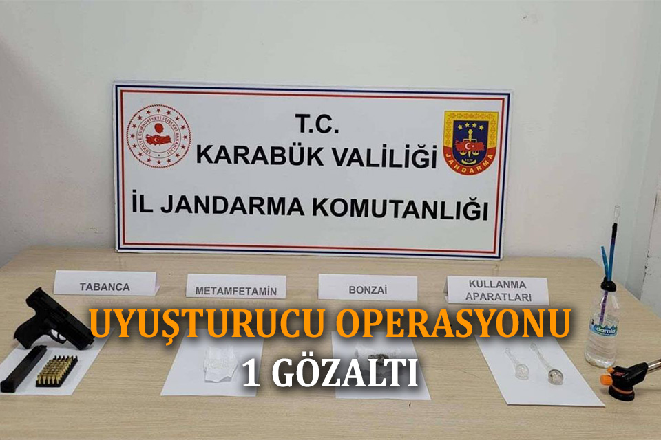 Karabük’te Uyuşturucu Operasyonu