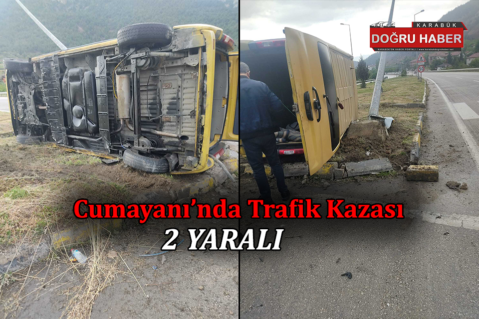 Cumayanında Kaza: 2 Yaralı