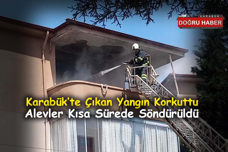 Karabük’te Yangın