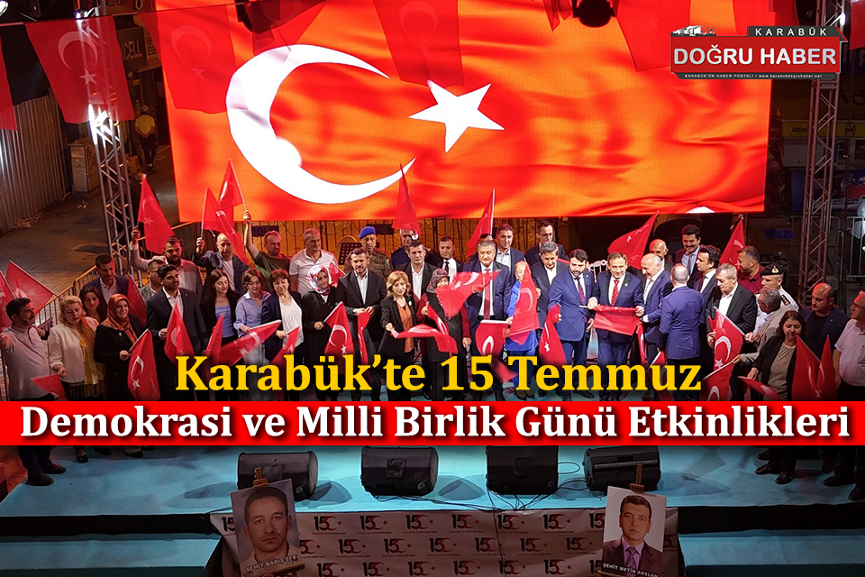 15 Temmuz Demokrasi ve Milli Birlik Günü Etkinliği