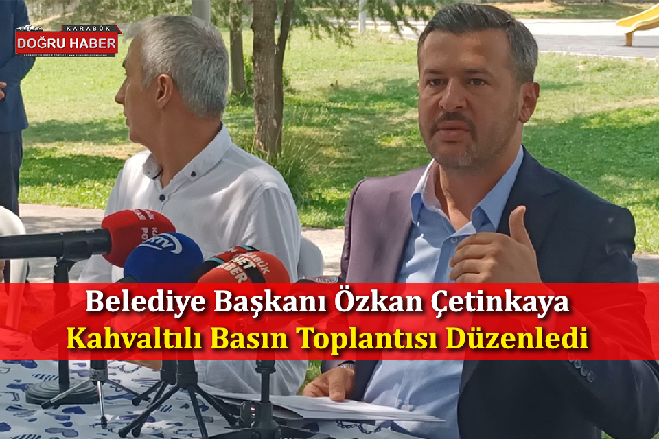 Başkan Çetinkaya Kahvaltıda Basın Mensupları ile  Bir Araya Geldi