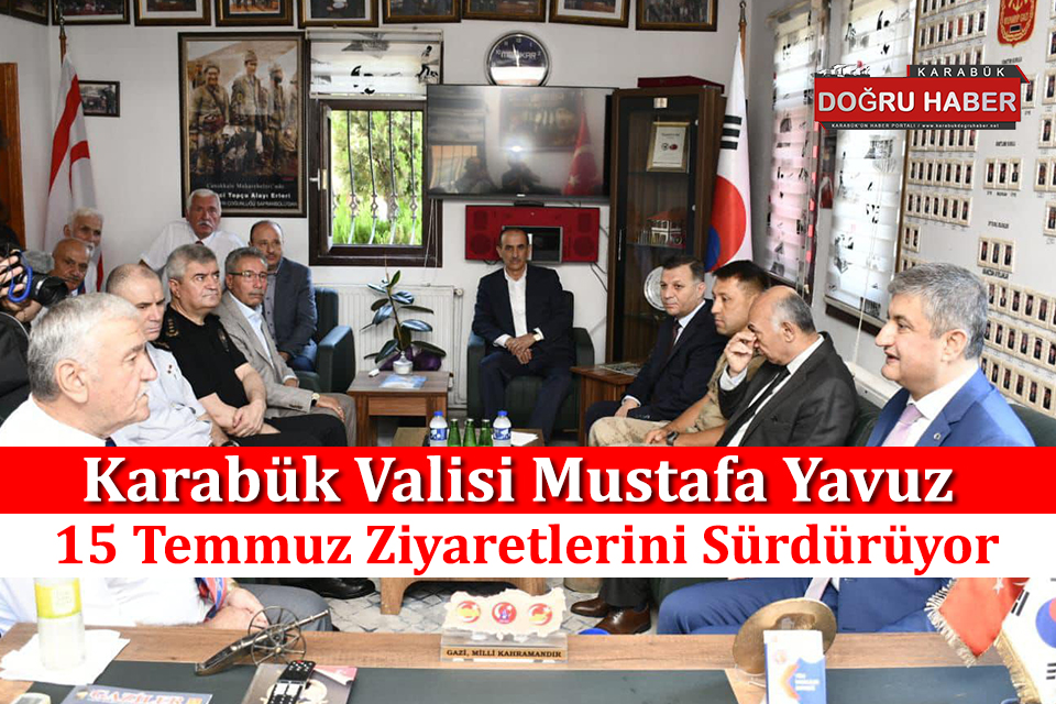 Vali Yavuz’dan Şehit Aileleri SYDD ve Muhtarip Gaziler Derneği Ziyareti