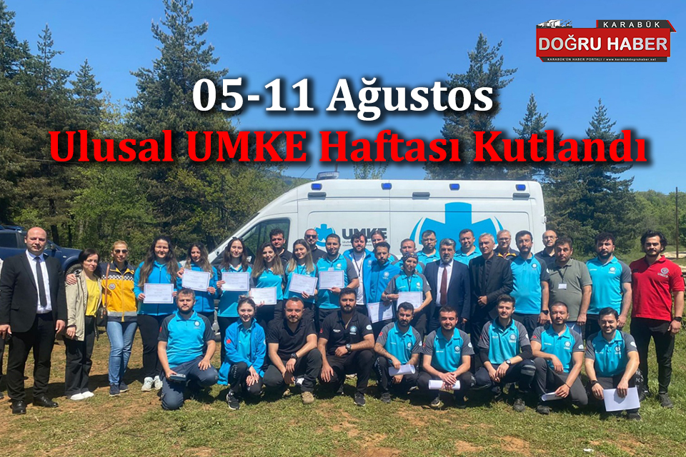 05-11 Ağustos Ulusal UMKE Haftası