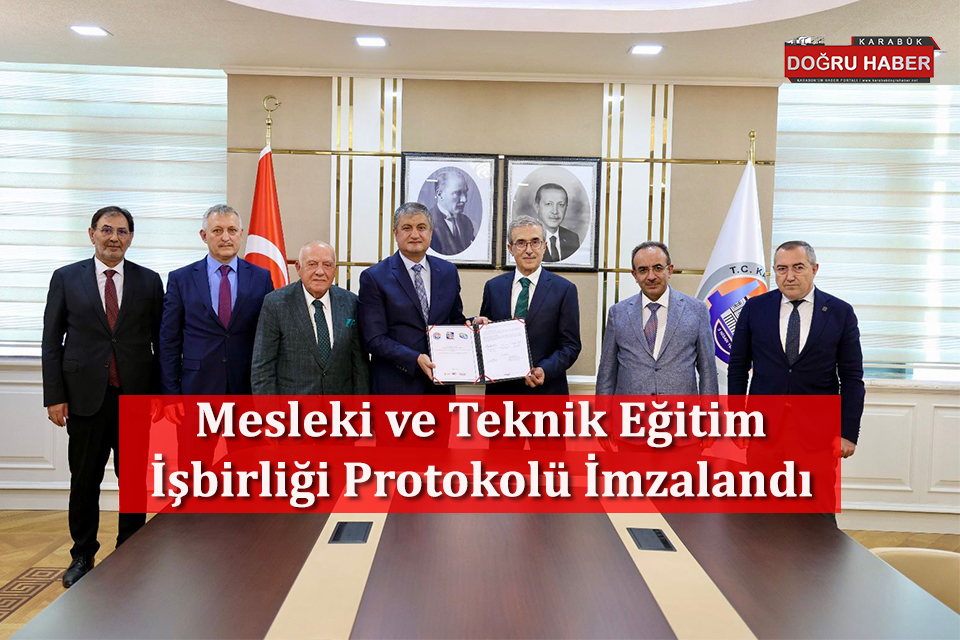 Mesleki ve Teknik Eğitim İş Birliği Protokolü İmzalandı