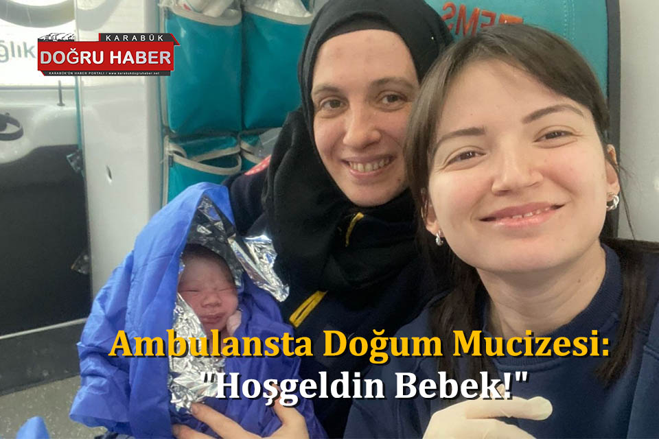 Genç Kadın Ambulansta Doğum Yaptı