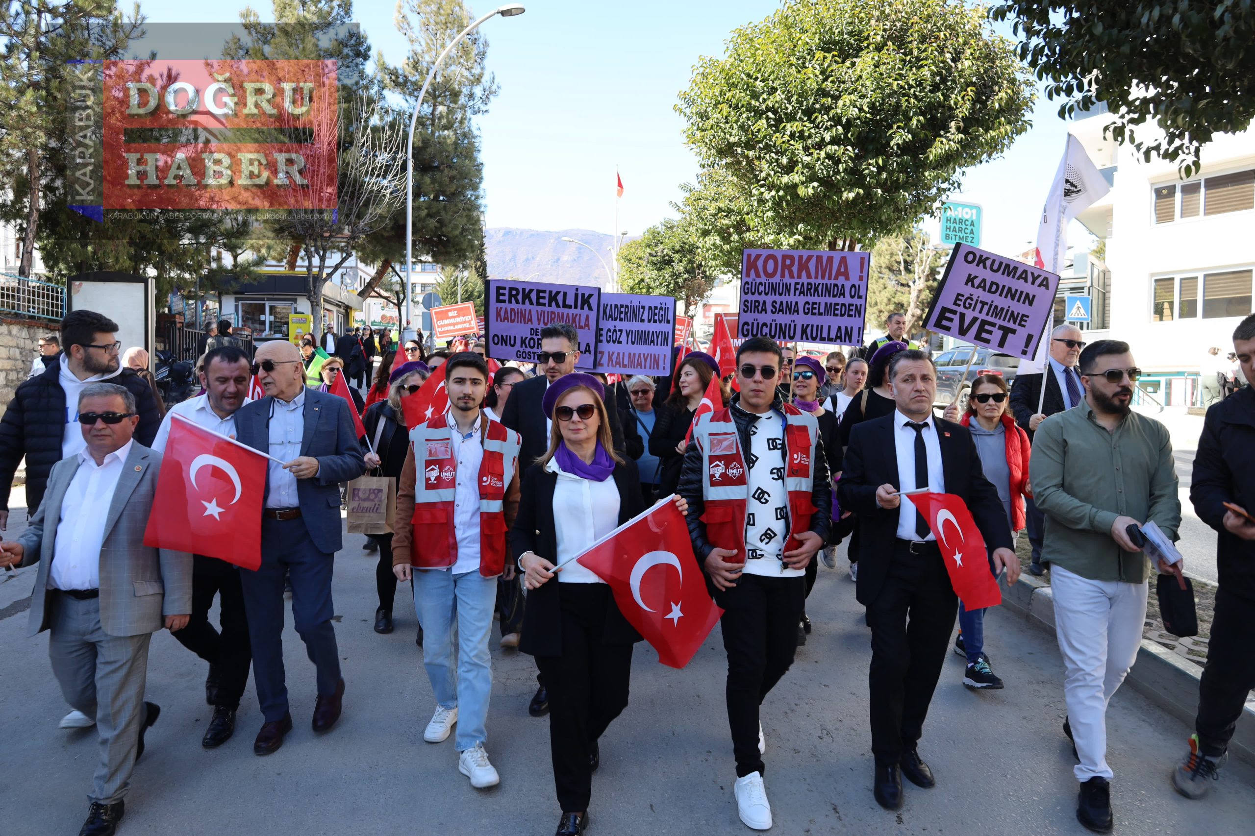 Safranbolu’da 8 Mart Coşkusu: Cumhuriyet Kadınları Alanlardaydı