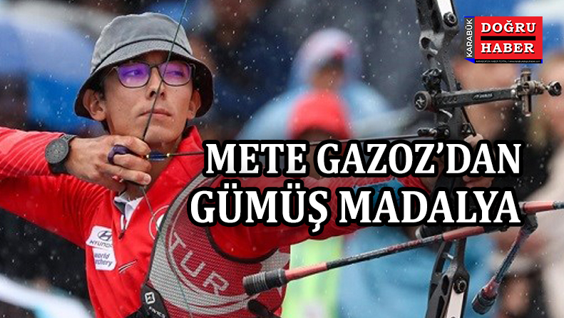 Mete Gazoz’dan Gümüş Madalya