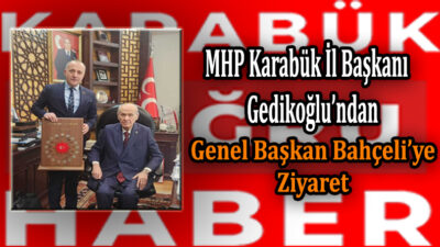 Milliyetçi Hareket Partisi (MHP) Karabük İl Başkanı Cenk Gedikoğlu, 11