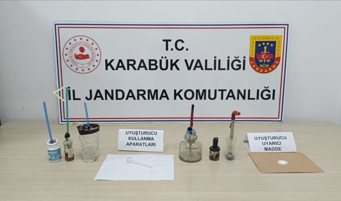 Karabük İl Jandarma Komutanlığı ekipleri, Karabük Cumhuriyet Başsavcılığı koordinesinde yürütülen