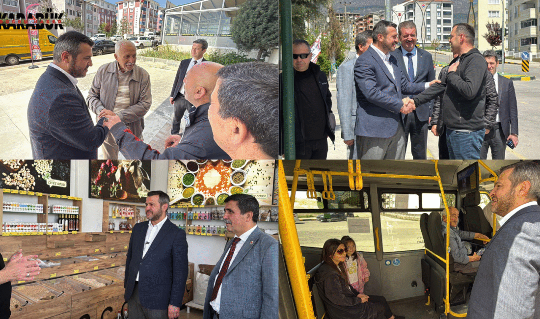 Karabük Belediye Başkanı Özkan Çetinkaya, 5000 Evler Bahçelievler Mahallesi’nde gerçekleştirdiği