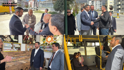 Karabük Belediye Başkanı Özkan Çetinkaya, 5000 Evler Bahçelievler Mahallesi’nde gerçekleştirdiği