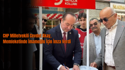 CHP Karabük Milletvekili Cevdet Akay, memleketi Karabük’te Ekrem İmamoğlu’nun tutukluluğuna