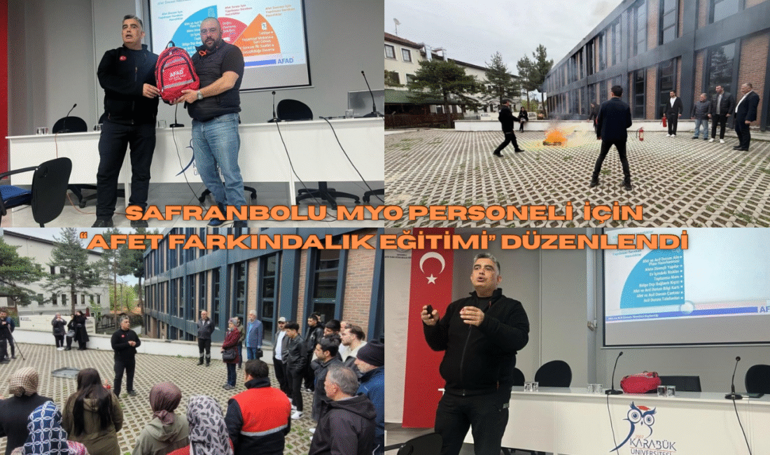Karabük Üniversitesi (KBÜ) Safranbolu Şefik Yılmaz Dizdar Meslek Yüksekokulunda, akademik