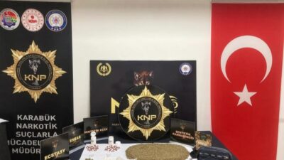 Karabük İl Emniyet Müdürlüğü’ne bağlı İstihbarat ve Narkotik Suçlarla Mücadele