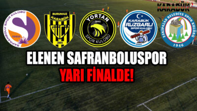 Karabük Metin Güney 1.Amatör Ligi Play Off Çeyrek Final’inde yaşı