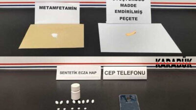Karabük’te İl Jandarma Komutanlığı ekiplerince düzenlenen iki ayrı uyuşturucu operasyonunda