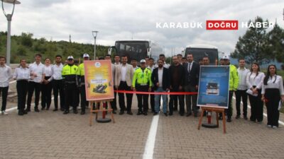 Karabük Üniversitesinde hizmete açılan yeni sürüş eğitim parkuru, öğrencilerin zorlu