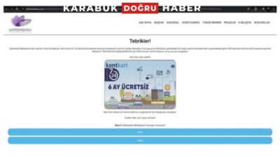 Safranbolu Belediyesi, son günlerde sosyal medya platformlarında dolaşıma giren bazı