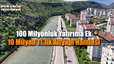 Karabük Belediyesi, Kardemir Kavşağı’ndan başlayarak Zonguldak Caddesi ve Melise Caddesi