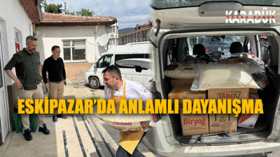 Eskipazar Belediye Başkanı Serkan Civa, belediye bünyesindeki Aş Evi aracılığıyla