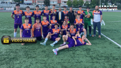 Karabük’te 2024-2025 futbol sezonu U-15 Ligi’nde şampiyon Safranboluspor oldu. Karabük
