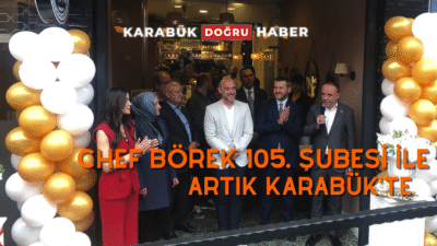 Türkiye genelinde hızla büyüyen CHEF Börek, 105. şubesini Karabük’te açtı.
