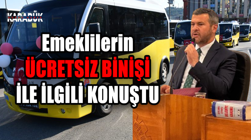 Karabük Belediye Başkanı Özkan Çetinkaya, Mayıs ayı meclis toplantısında emeklilerin