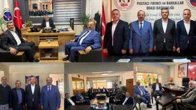 Karabük Belediye Başkanı Özkan Çetinkaya, kentteki esnaf odalarını ziyaret ederek