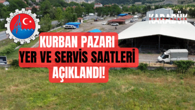 Karabük Belediyesi, yaklaşan Kurban Bayramı öncesinde kurban satışlarının sadece belirlenen