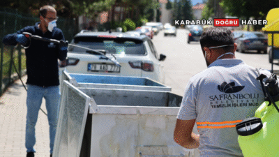 Safranbolu Belediyesi Temizlik İşleri Müdürlüğü, Kurban Bayramı’nın ardından ilçede geniş