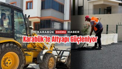 Karabük Belediyesi, kent genelinde yürüttüğü ulaşım altyapısı yenileme çalışmalarına hız