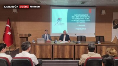 Karabük Üniversitesi Rektörü Prof. Dr. Fatih Kırışık’ın katılımıyla gerçekleştirilen akademik