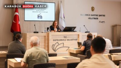 Safranbolu Belediye Başkanı Mimar Elif Köse başkanlığında toplanan festival komitesi,