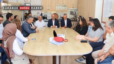 İl Millî Eğitim Müdürü Nevzat Akbaş , Yenice Ülkü İlk/Ortaokulu’nda