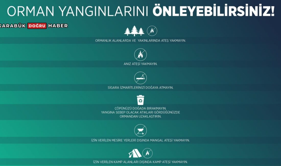 Karabük Belediye Başkanı Özkan Çetinkaya, yaz aylarında artan sıcaklıklarla birlikte