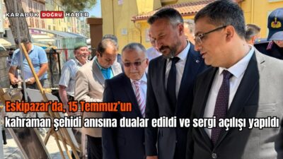 Eskipazar Belediye Başkanı Serkan Cıva, Vali Yardımcısı ve İlçe Kaymakam