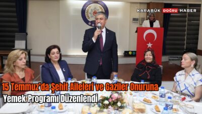 15 Temmuz Demokrasi ve Millî Birlik Günü etkinlikleri kapsamında, Vali