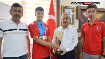 Karabük’ü gururlandıran özel sporcu Muhammet Arif Çenesiz, uluslararası arenada elde