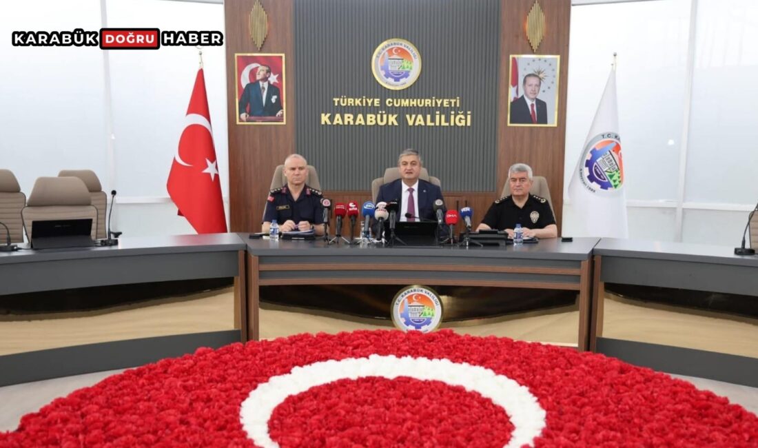 Vali Mustafa Yavuz’un başkanlığında düzenlenen Haziran Ayı Asayiş ve Güvenlik