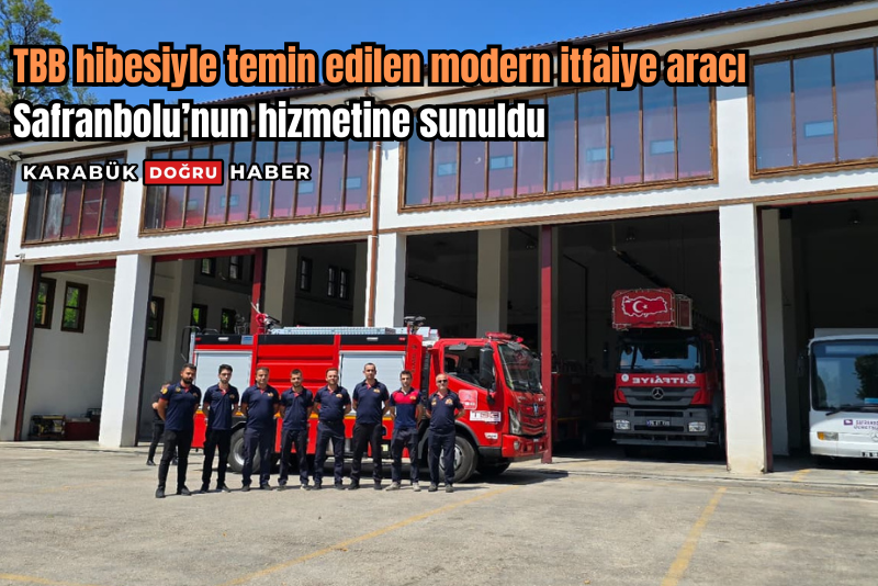 Safranbolu Belediyesi İtfaiye Müdürlüğü’nün araç filosu, Türkiye Belediyeler Birliği (TBB)
