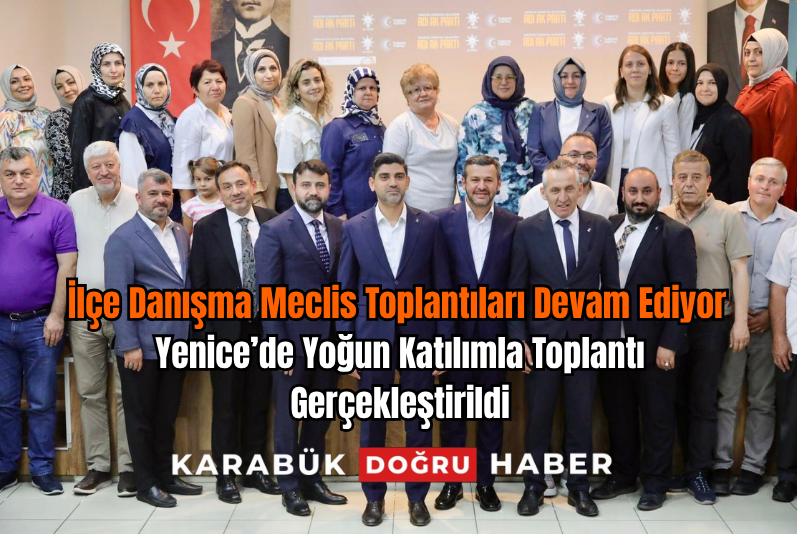 AK Parti Karabük İl Başkanlığı tarafından sürdürülen İlçe Danışma Meclisi