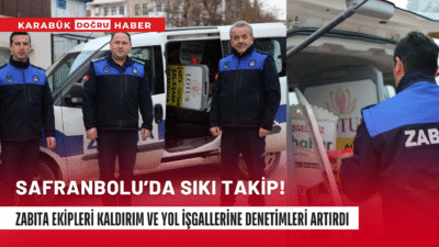 UNESCO ve Cittaslow kenti Safranbolu’da, izinsiz şekilde kaldırım ve yol