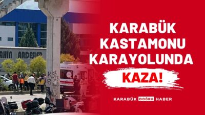 Karabük-Kastamonu karayolu üzerinde, 100. Yıl Mahallesi İl Jandarma Komutanlığı önünde
