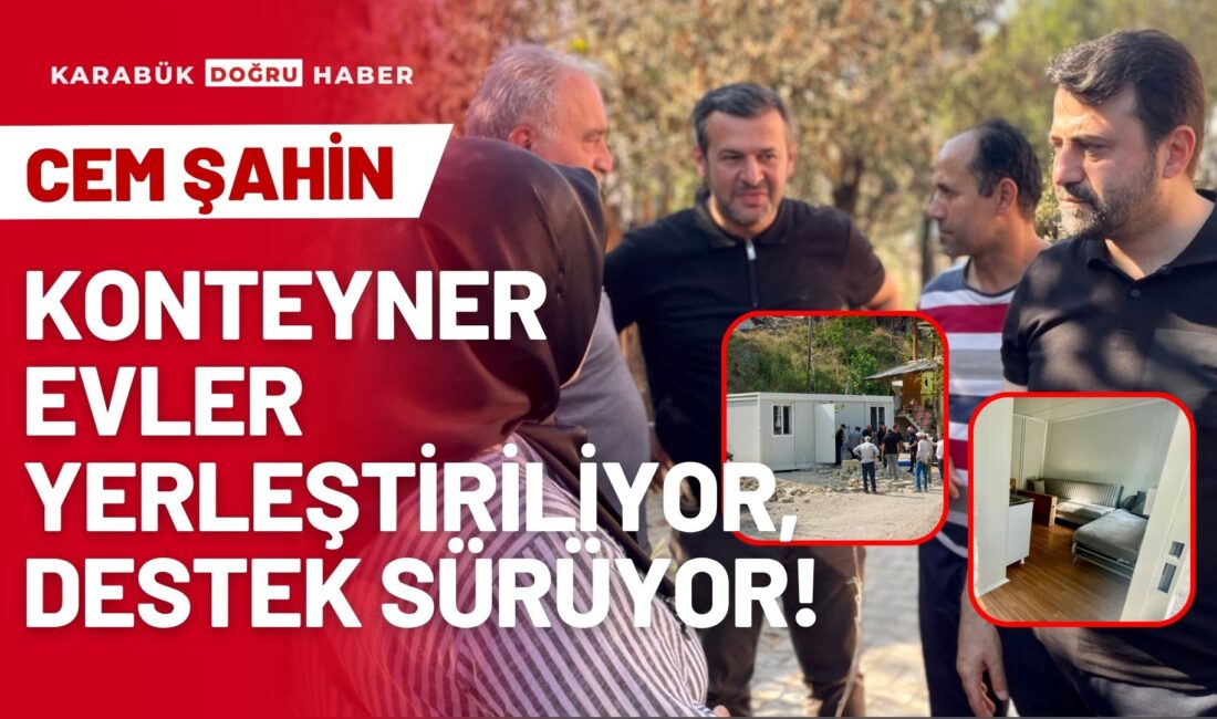 Milletvekili Şahin: “Devletimiz tüm imkânlarıyla sahada, yaraları birlikte saracağız.” AK