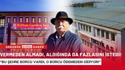 Şefik Dizdar Karabük’teki İşçileri Yarı Yolda Bıraktı Karabük’te işsizlik dalgasına