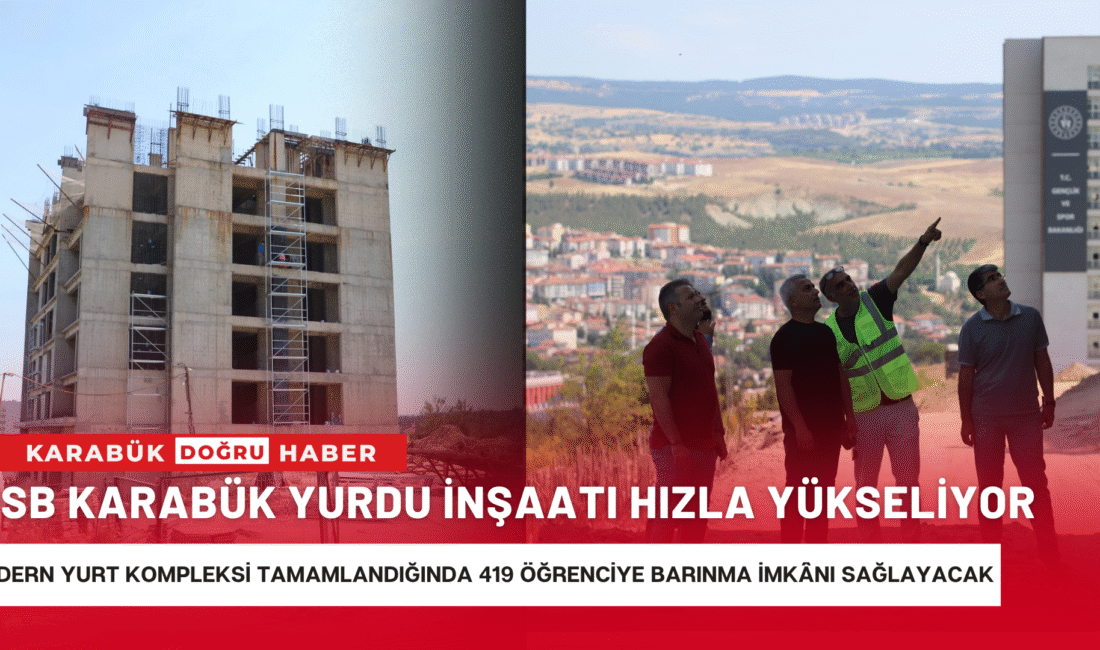 Modern yurt kompleksi tamamlandığında 419 öğrenciye barınma imkânı sağlayacakGençlik ve
