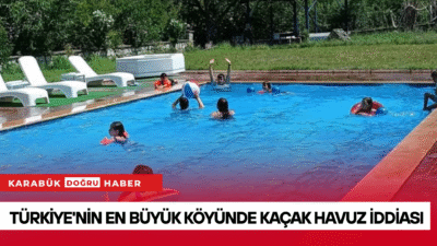 Karabuk’ün hatta Türkiye’nin en büyük köyü unvanını taşıyan Bostanbükü Köyü’nde,